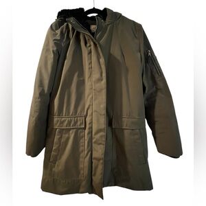 G.H. Bass & Co. Olive Green Duck Down Utility Coat- Size M